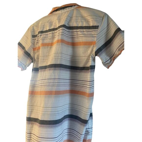 Nautica Men's Front Button Closure Striped Short Sleeves Shirt Size XL - Picture 4 of 15